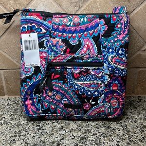 **NEW** Vera Bradley Haymarket Paisley Cotton Hipster Crossbody